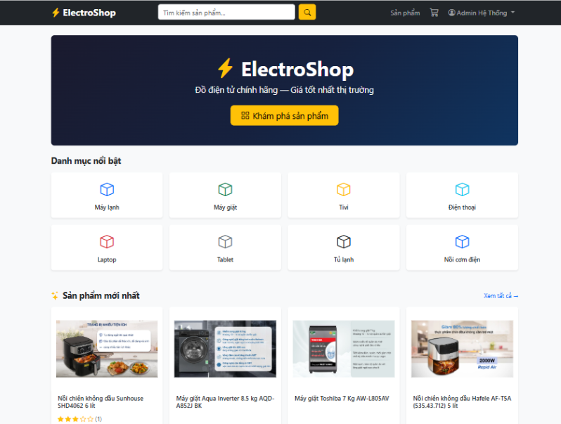 ElectroShop E-Commerce Platform